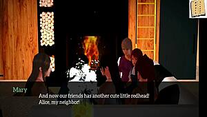 My new family 96 with erotic cartoon milf brunette redhead tits