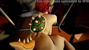 Bowsette Takes Rough Sex In Her Big Ass