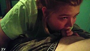 ex gf shows off deepthroat skills in homemade clip