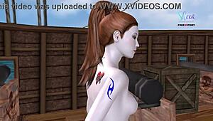 Ever seen a cute 3D cartoon girl ride dick in wild cowgirl positions?