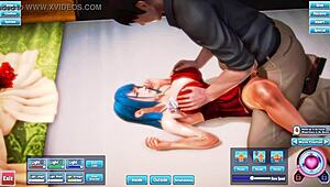 blue haired beauty fucked silly