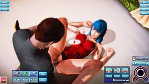 blue haired beauty fucked silly