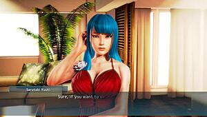 blue haired beauty fucked silly