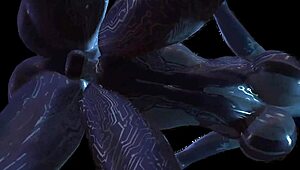 Cortana faces off with clone in wild Halo parody