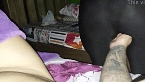 Milking My Prima With Fingers Until She Squirts Hard In Wild Bisexual Action.