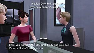 wild threesome banging with girlfriend and her hot stepmom!