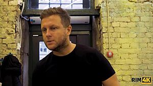 hey, isn't it wild to have her mouth on my butt?