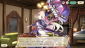 Eva stars in Ayakashi Rumble hentai game 😏