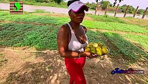 does the orange seller handle that monster cock?