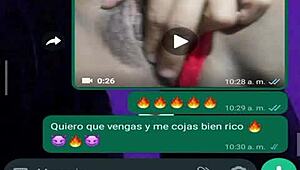 Comienzo a chatear con mi compa�era de algebra la que tiene un culo grande y nos citamos para follar en mi casa