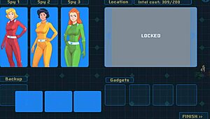 Totally Spies Paprika Trainer Part 18: Spies Battle Dildos In Intense Orgasm Game