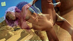 Through Spacetime 47 brings bent over action. Doggystyle pounding with a monster big cock drives the game wild.