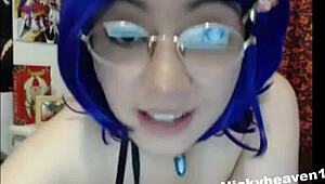 solo girl touching herself webcam 😍