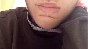 With stockings on my face I look like a pig with a snout