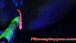 Nilou Achtland Rips Clothes For Halloween Anal Toy Play