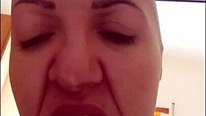 With stockings on my face I look like a pig with a snout