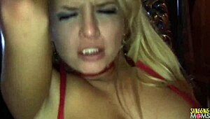 Demonic Blonde MILF Summons Wild Anal Group Sex Party