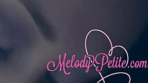 I'm yours, melody petite shows her ass and pussy