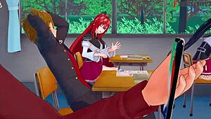 In HS DxD NTR Madness 3, Rias Gremory Wants More Behind Issei in Full 1hr Movie