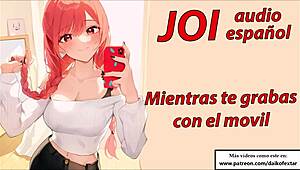 Just following instructions to jerk off while recording everything on my mobile.