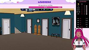 Vtuber Lewdneko Explores Harem Hotel in Part 23