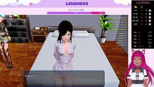 Vtuber Lewdneko Explores Harem Hotel in Part 23