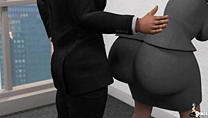 Krivudava žena vara muža za unapređenje u divljoj akciji trojke