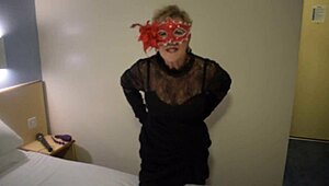 SCARLET STRIPS FOR YOU WITH SHAVED PUSSY