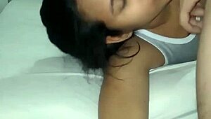 hey, look how my stepmom greets me when we’re alone for real sex