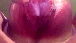 pumped pussy gets swollen from intense action