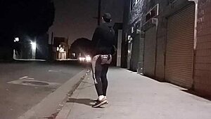 Gay Latino Bubble Butt Selling Holes on the Street