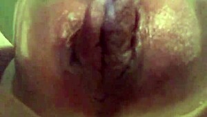 pumped pussy gets swollen from intense action