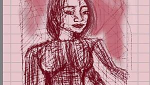 beautiful asian milf hentai drawing fucks hard!