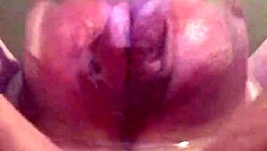 pumped pussy gets swollen from intense action