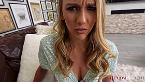 Stepmom Jasmine Daze with big booty drilled hard by stepson Franco Styles