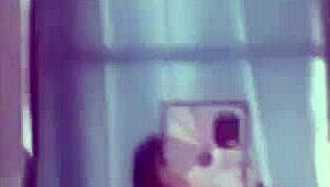 Hey, wanna see my sexy black goddess ass in the mirror? Check this bedroom show-off