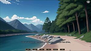 tomboy love in hot forge hentai game with femdom titjob