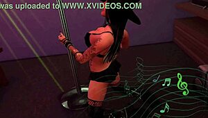 Jozie Dark Teases In Halloween Sims 4 Porn?