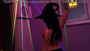 Jozie Dark Teases In Halloween Sims 4 Porn?