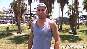 Hey, Check This Hunk Sucking Cock in Gay Action!