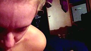 Amazing Blowjob from Stepdaughter, Came Twice in Her Mouth!