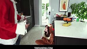 Tiny guardian angel Reese Robbins falls from the sky