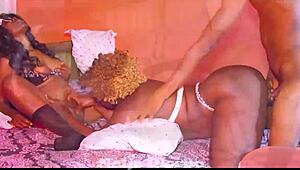 Shared My Boyfriend with Bisexual Girlfriend for Squirting Pussy Action