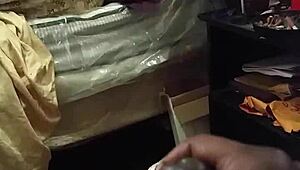 Stiefmoeder geilt op dikke BBC en wil hem echt