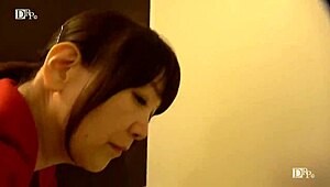 Japanese maid Yukie Mimamae in naked apron mischief