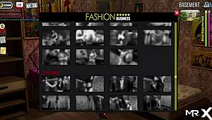 fashion business sells dresses while naked in 3d anime