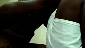 Chocolate Bbws Get Backshots In Casual Fun