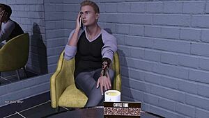 football star tackles action in 3d cartoon pov