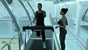 football star tackles action in 3d cartoon pov