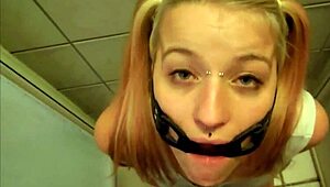 pervypixie gagged hard while drinking piss in a wild homemade pov session.